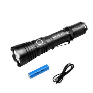 NS28 USB Type-c Charging Ip68 Waterproof Led Zoom Tactical Flashlight 2000 lumens Camping Rechargeable Flashlight