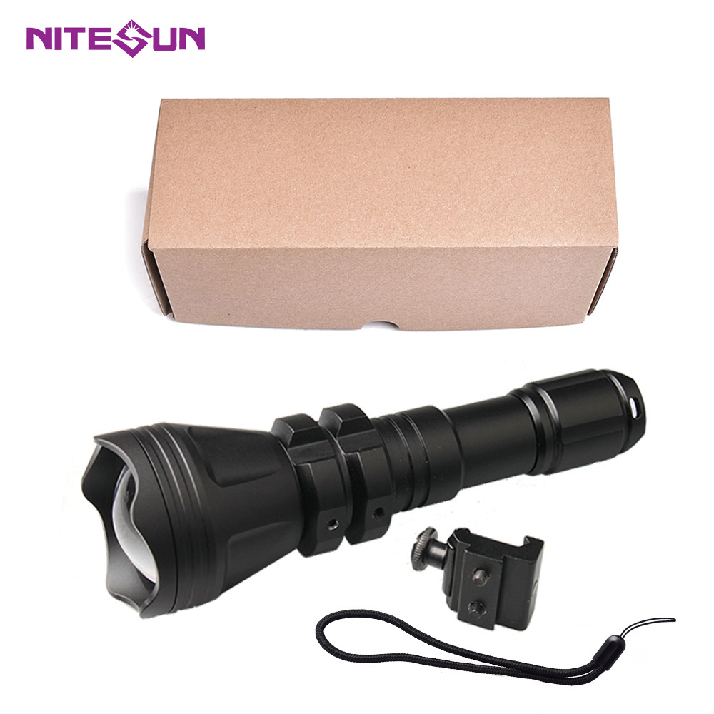 Nitesun B158 1000 Lumens Long Rang Night Hunt Torch Light For Hunting Lamps Lanterne Torche Linterna Led Zoomable Flashlight