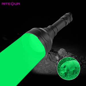 900 meter range HT12 Green zoomable Hunting torch lamp lantern flashlight high lumens led torch parts Hunting flashlight