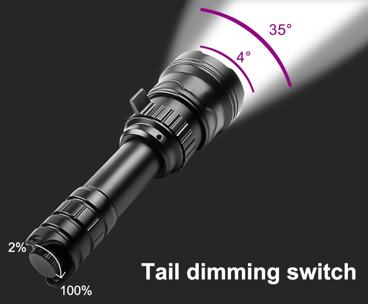 New Arrival Nitesun B198 3 in 1 color led flashlight 1000 lumen lamp hunting uv mini torch flashlight for night hunt