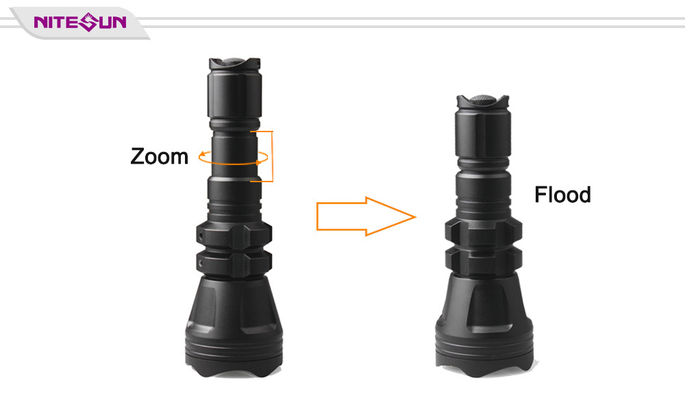 Nitesun B158 Zoomable IR hunting flashlight best for hunting night vision