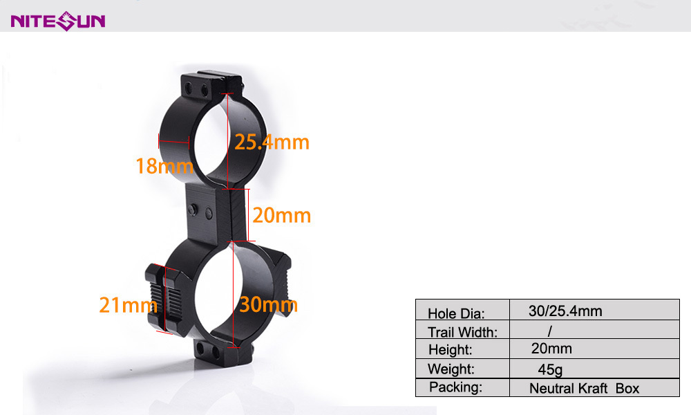 QQ008 flashlight mounts for hunting scope mounts 30mm