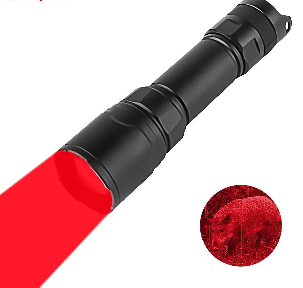 HT09 High Quality Led Flashlights & Torches Torch First Red Light For Nightsnipe Coyote Hunting Gear Flashlight Led Spot Light