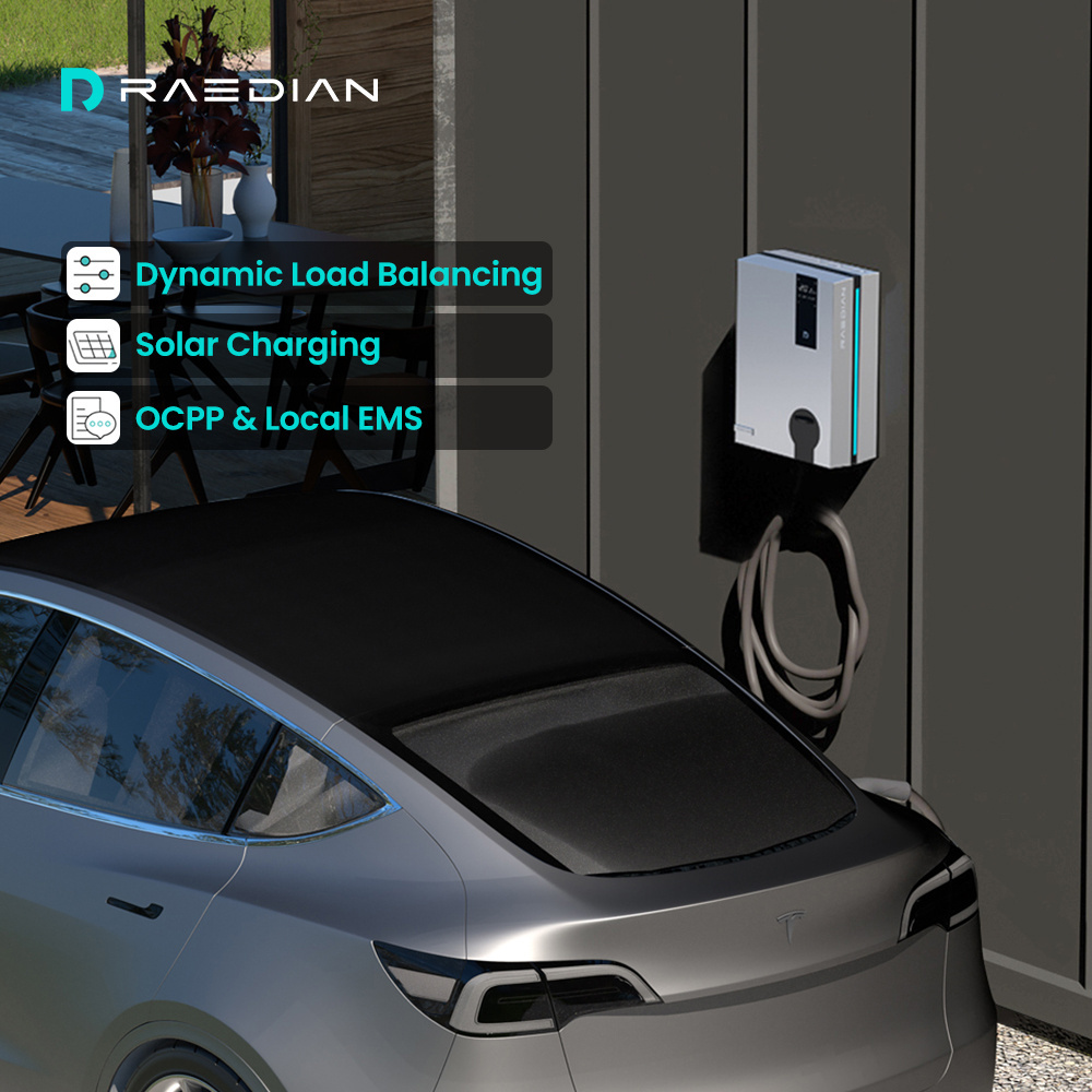 AC 22kW EV Charger Wallbox With Load Balance EV Chargers Solar CE Approved Electric Car Charging Stations