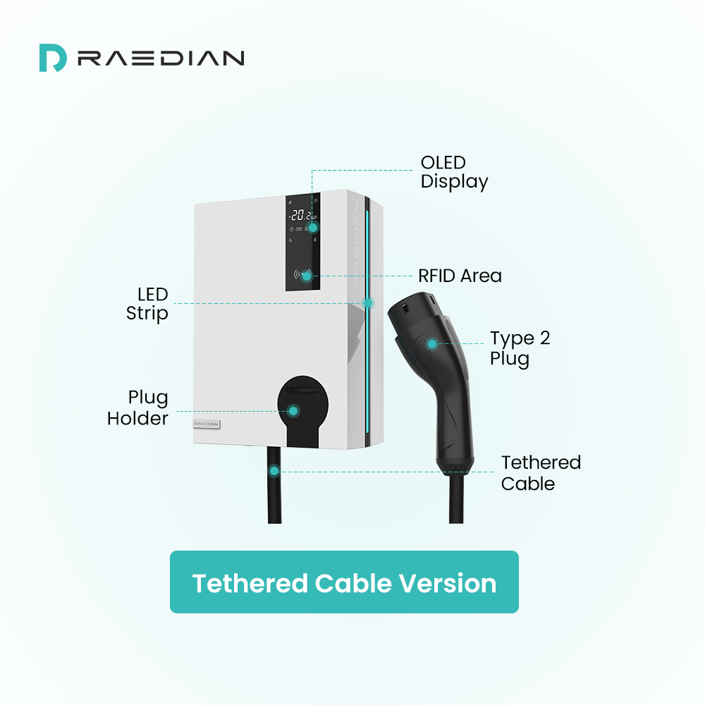 Residential EV Charger EVSE Wallbox 32a 16a  EV Charger IP54  Electric Car Charging Station ,EV Charger 22kW With Cable