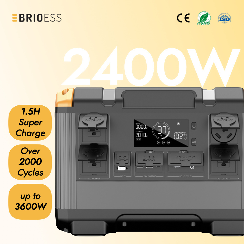 Solar Generator 5000W Rechargeable 1000W 2000W Outdoor Portable Power Station 3500W 110V