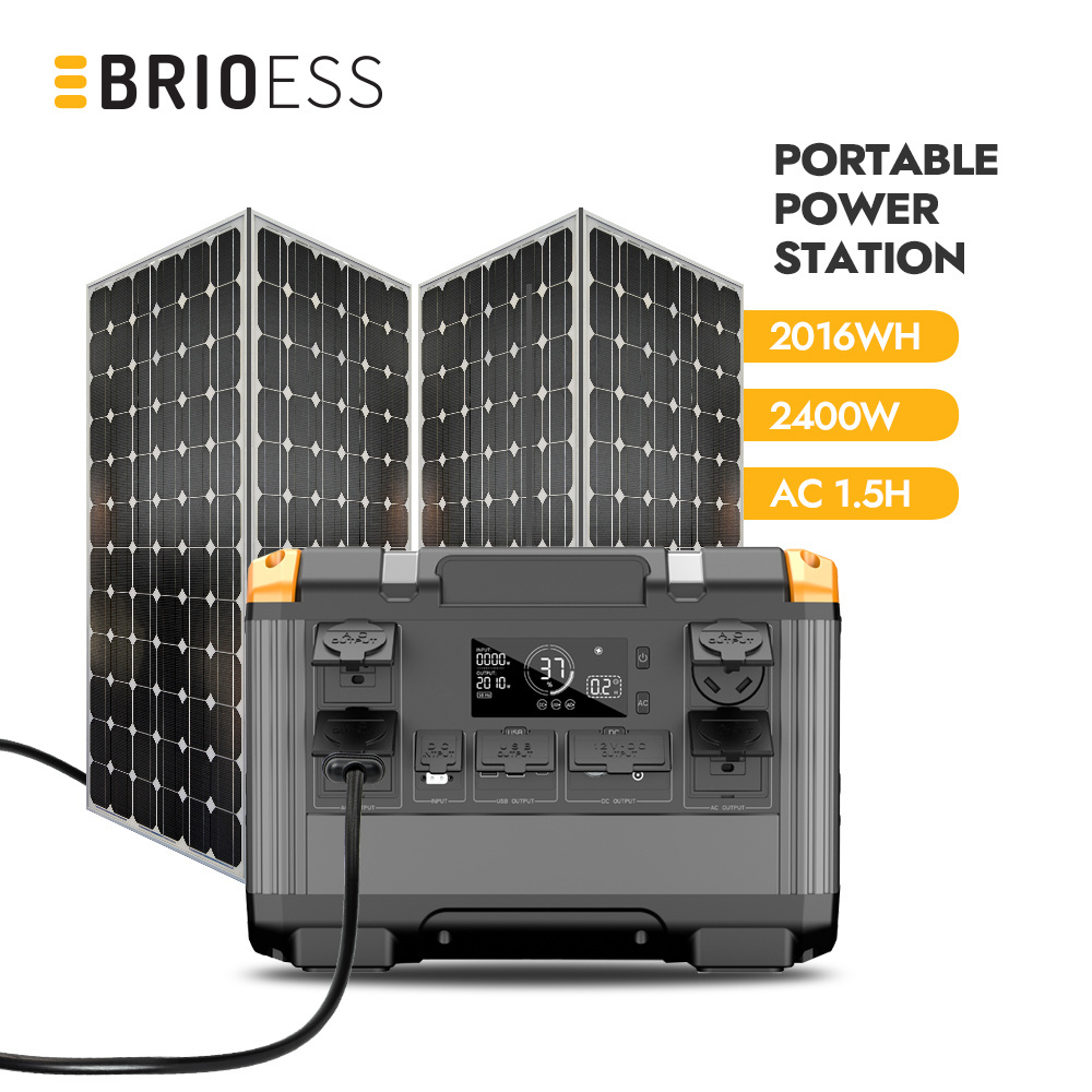 Solar Generator 5000W Rechargeable 1000W 2000W Outdoor Portable Power Station 3500W 110V