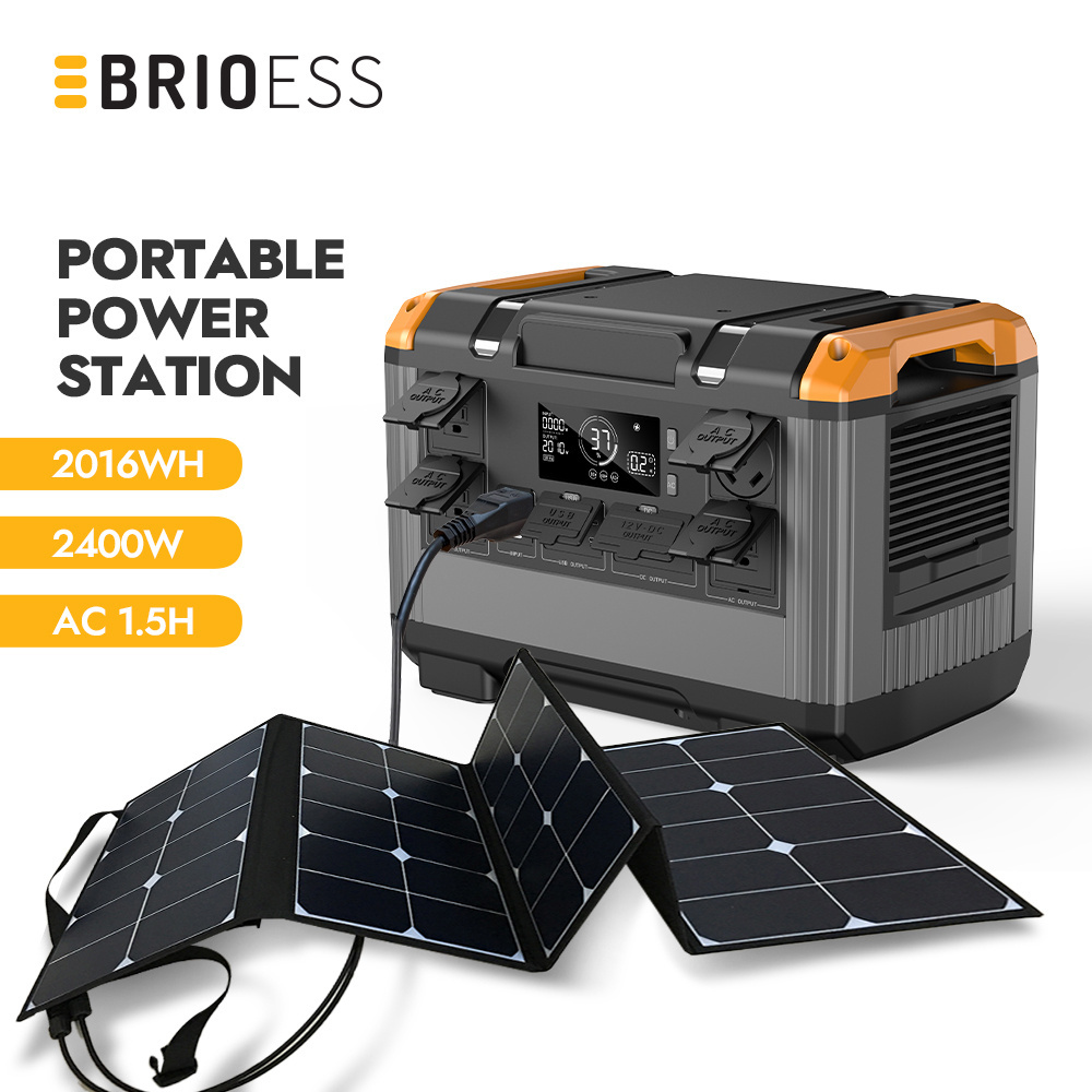 Solar Generator 5000W Rechargeable 1000W 2000W Outdoor Portable Power Station 3500W 110V