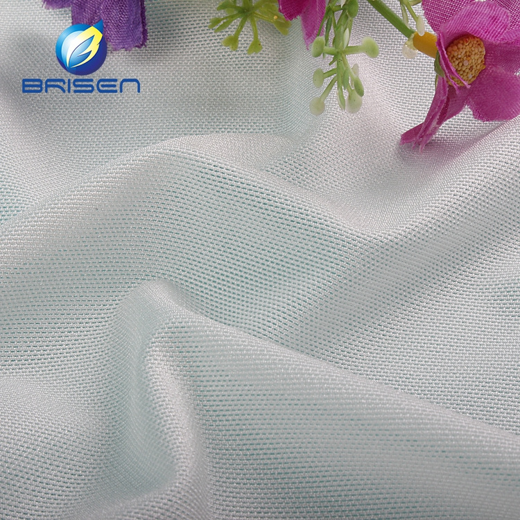 Custom Wide 73inch White Elastic 96 nylon 4 spandex mesh Fabrics