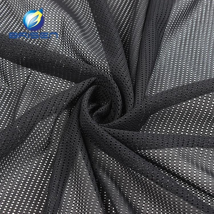 95 Polyester 5 Spandex Wholesale Material Cloth Plain Tricot Stretch Knitted Elastane Fabrics For Swimwear Garment