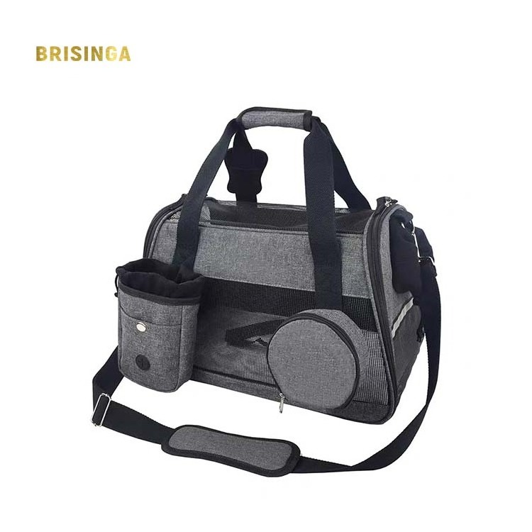 High quality pet car carrier portable bag foldable canvas pet carrier backpack travel bags weekend bag