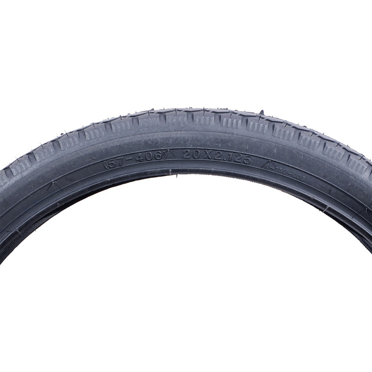 high quality black bike tire hot sales rubber 20*2.125 K130 bicycle tire 20