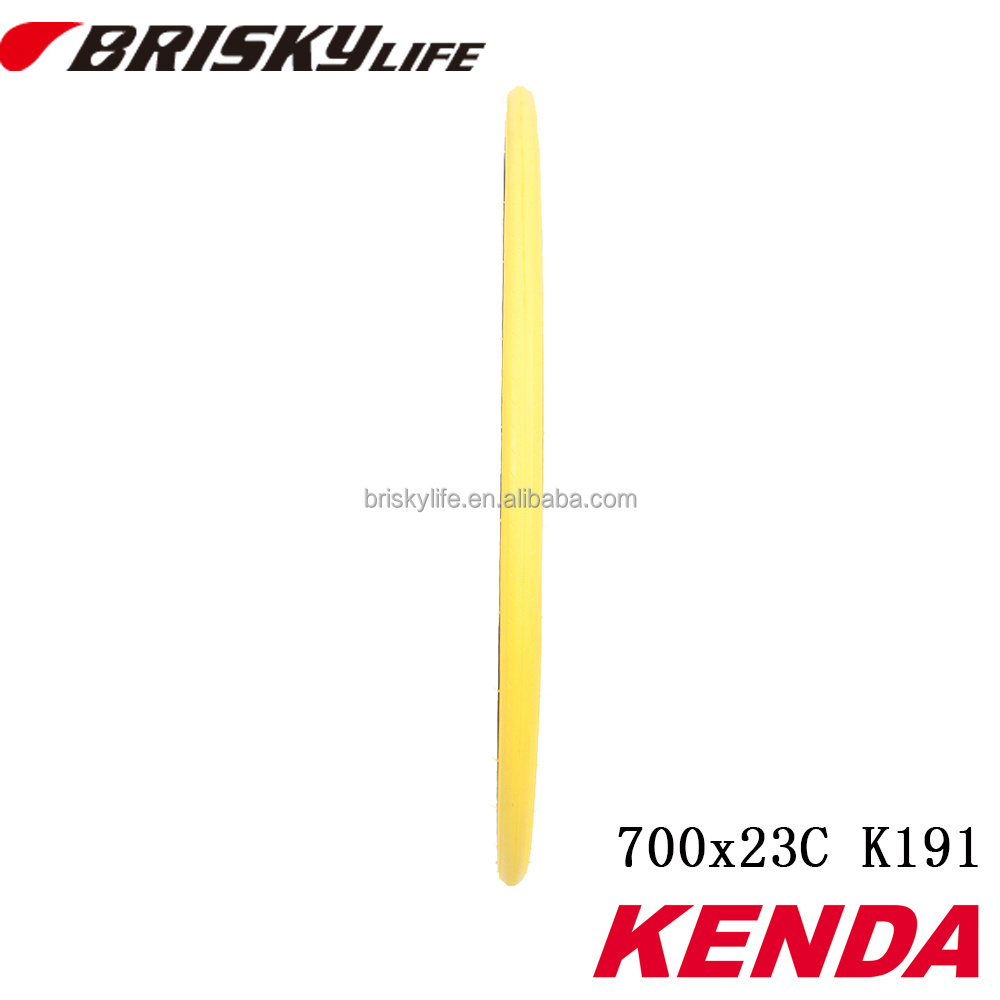 KENDA Yellow colored 700 23 tyre road bike tire