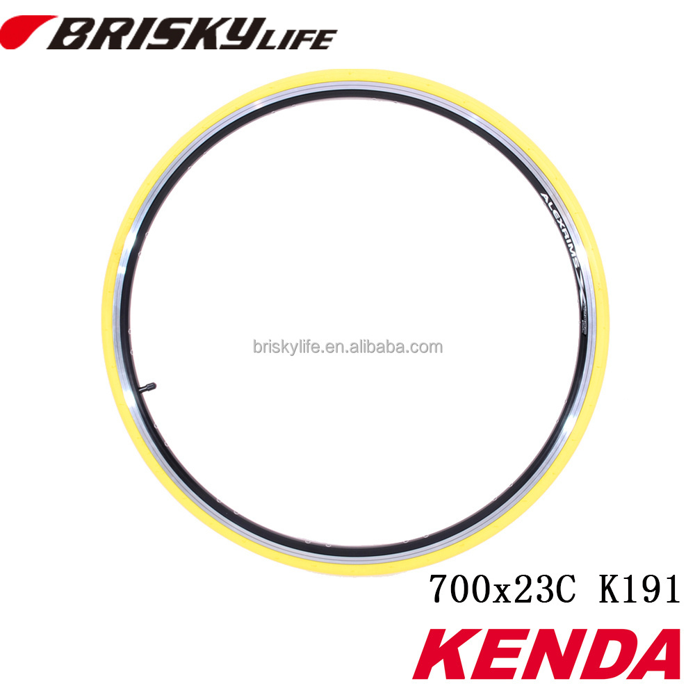 KENDA Yellow colored 700 23 tyre road bike tire