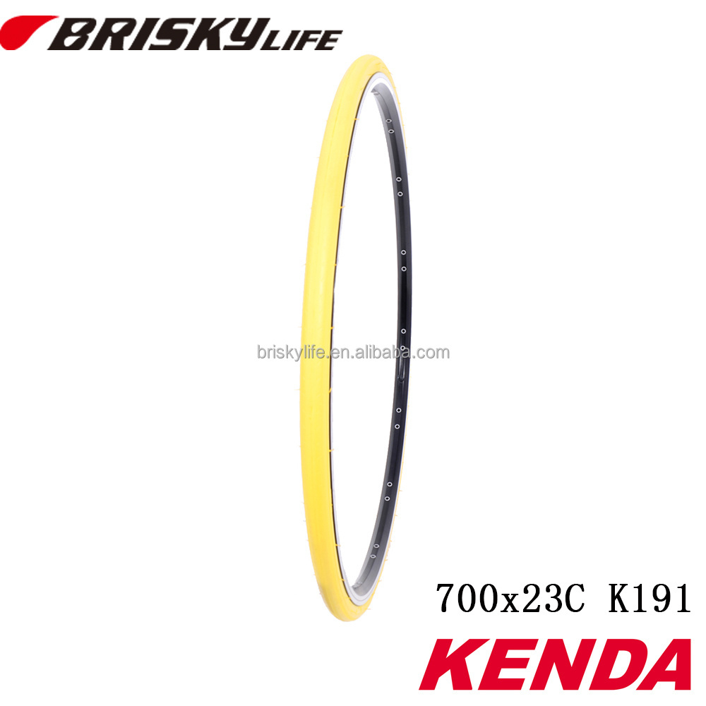 KENDA Yellow colored 700 23 tyre road bike tire