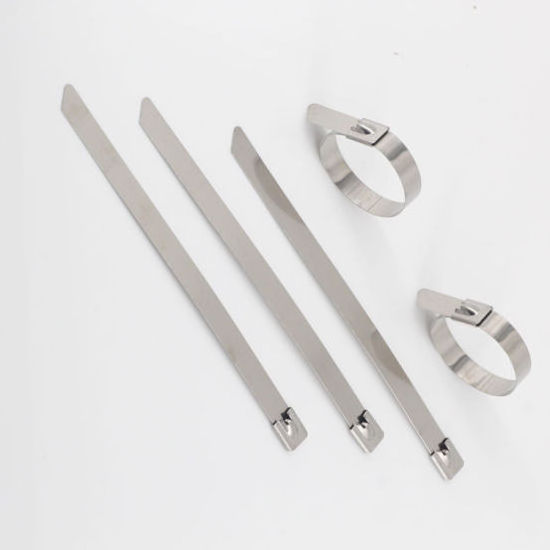 Customized Stainless Steel304 Ball Lock Cable Tie Manufacturer High Tensile Strength Cable Tie