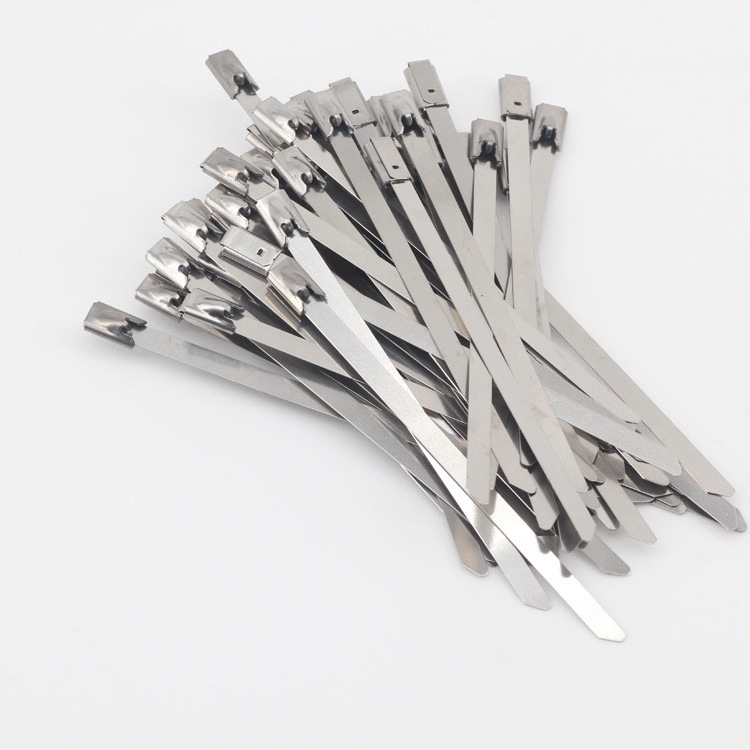 Customized Stainless Steel304 Ball Lock Cable Tie Manufacturer High Tensile Strength Cable Tie