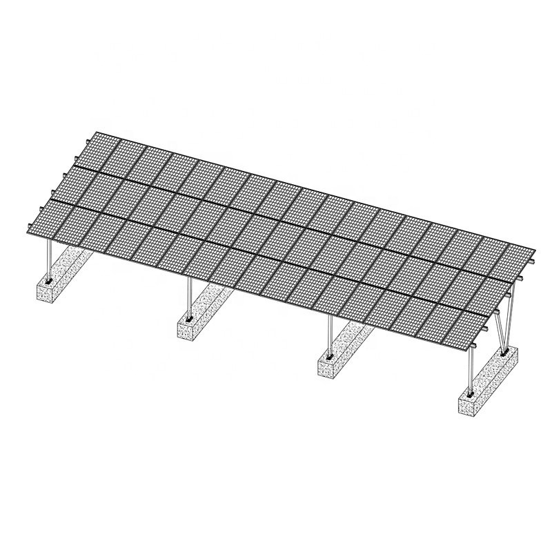 BRISTAR Panel Aluminum Racking Rail Flat Roofing Tiles Tejas For Car Roof Mounting Solar