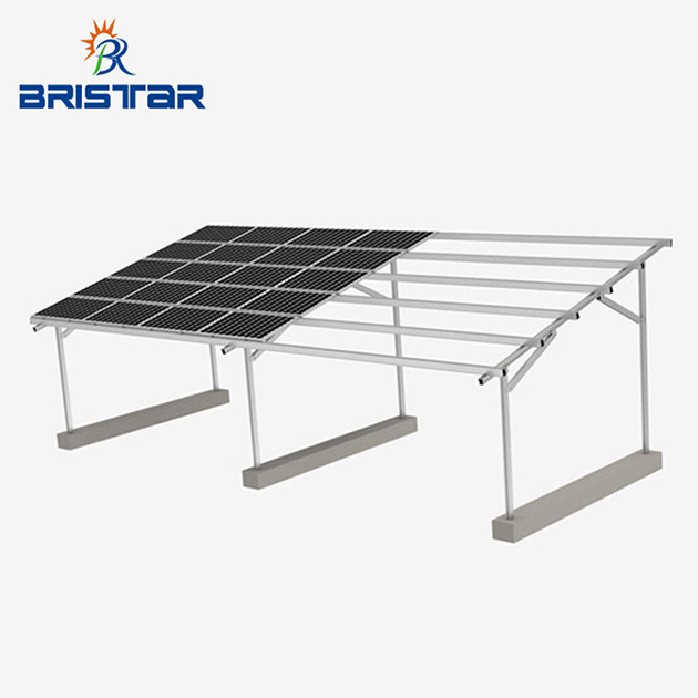 BRISTAR carport solaire plastic panel frames and mounting systems veleiro attache cable solar