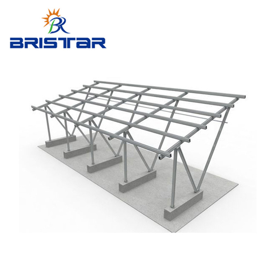 BRISTAR carport solaire plastic panel frames and mounting systems veleiro attache cable solar