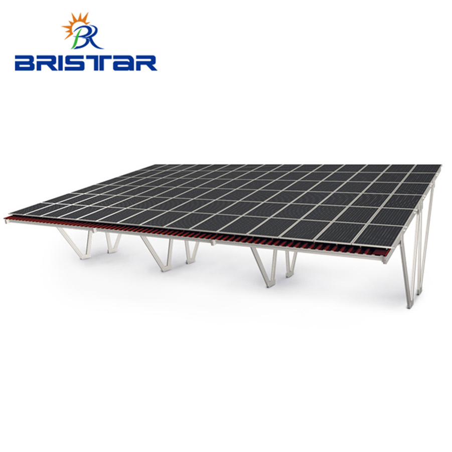 BRISTAR carport solaire plastic panel frames and mounting systems veleiro attache cable solar