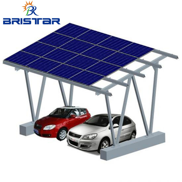 BRISTAR Panel Aluminum Racking Rail Flat Roofing Tiles Tejas For Car Roof Mounting Solar