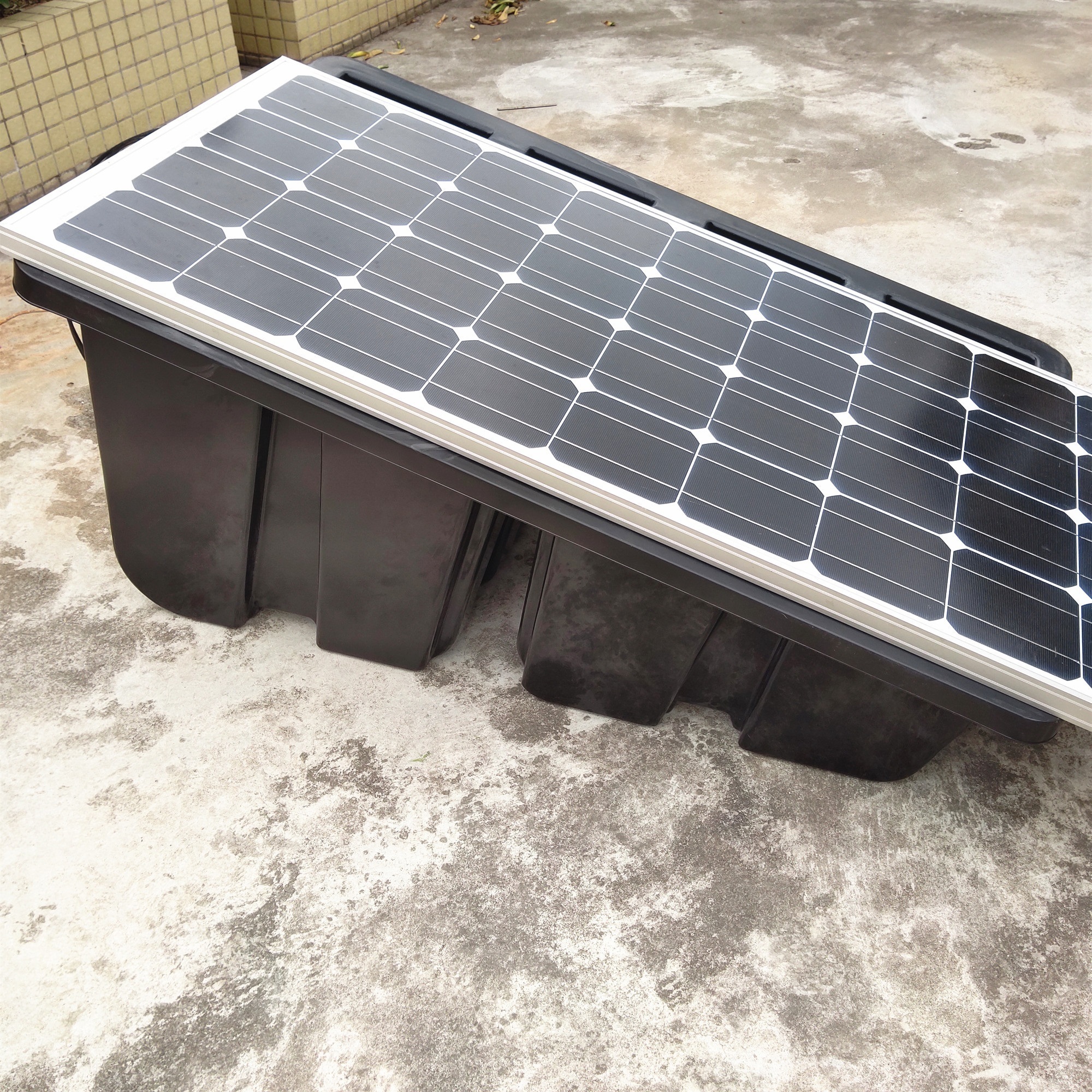 HF Ground solar racking solutions flat roof mounting HDPE plastic solar ballasted