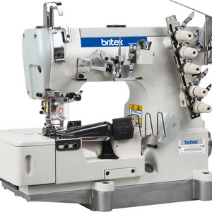 Hot sell Britex 500-02BB High Speed Flat Bed Interlock cover stitch Tape Binding Industrial Sewing Machine