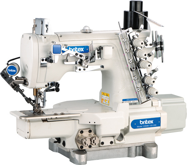 C858K Direct drive High speed Cylinder-bed interlock Industrial sewing mach  Interlock Sewing Machine Fur Sewing Machine