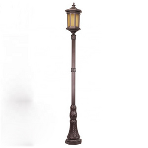 Hot sale classic antique European Style  outdoor street light aluminum garden lamp post top light garden light