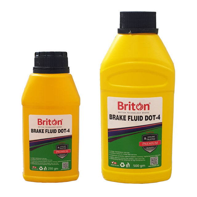 High Boiling Point Briton DOT 4 Brake Fluid Heavy Duty Hydraulic High Performance from Dubai