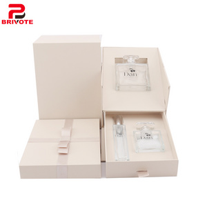 Brivote Wholesale Custom Logo Luxury Magnetic Wig Paper Cardboard box with foam insert magetic packaging Gift box