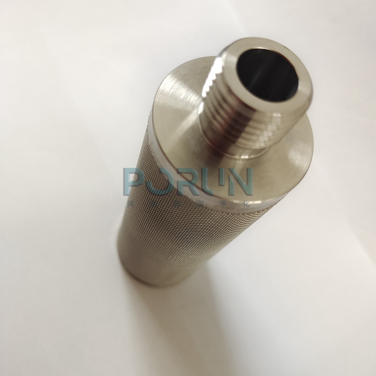 BANRUN Stainless Steel Powder Sintered Filter Porous Metal Tube Gas Diffuser Chemical  Liquid Filter