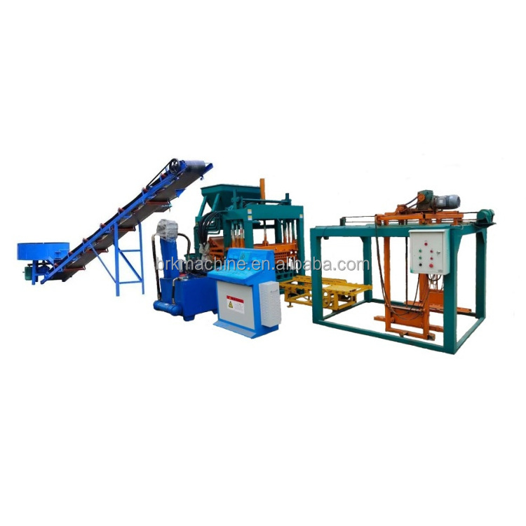 QT4-15 concrete hollow blocks solid brick paver curbstone block making machine price in the philippines