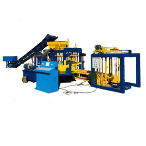 QT4-15 interlock CHB block molding automatic hydraulic motor cement brick making machine