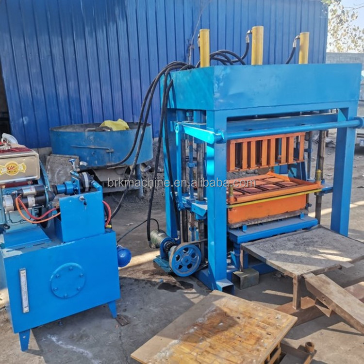 QT4-30 diesel engine hydraulic press block moulding machine prices in nigeria