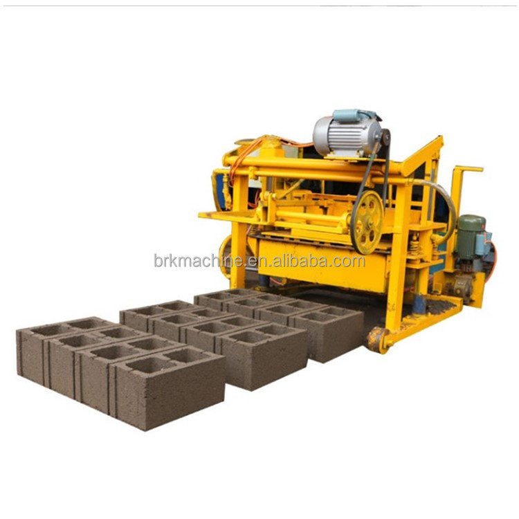 QT40-3A hot sale egg laying mobile concrete manual hollow block making machine on sale in Africa market