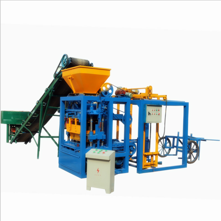 QT4-26 cement foamed concrete block production line brick mold manufacture