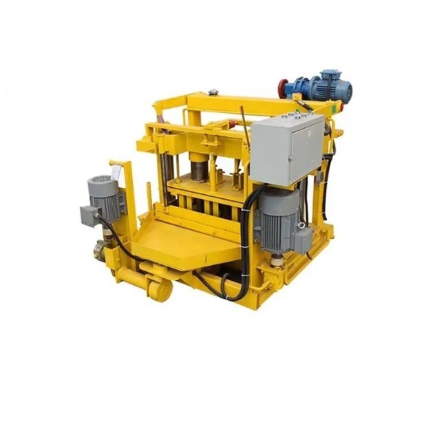 QT40-3A hot sale egg laying mobile concrete manual hollow block making machine on sale in Africa market