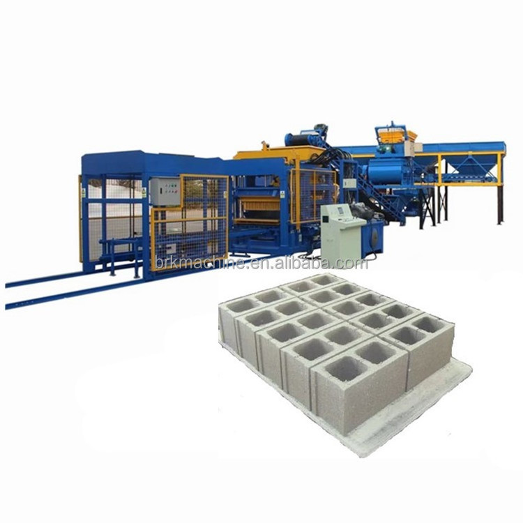 QT6-15 cost-effective Hydraulic Hollow Brick Block Full automatic cement block moulding machine