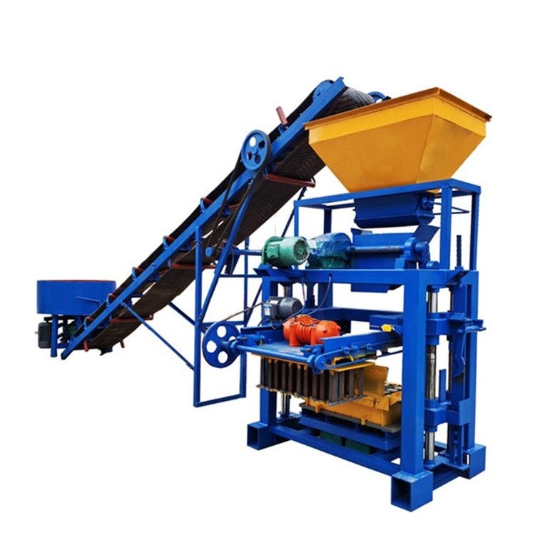 Qt4-35 manual small scale Cement hollow concrete manual blocking machine