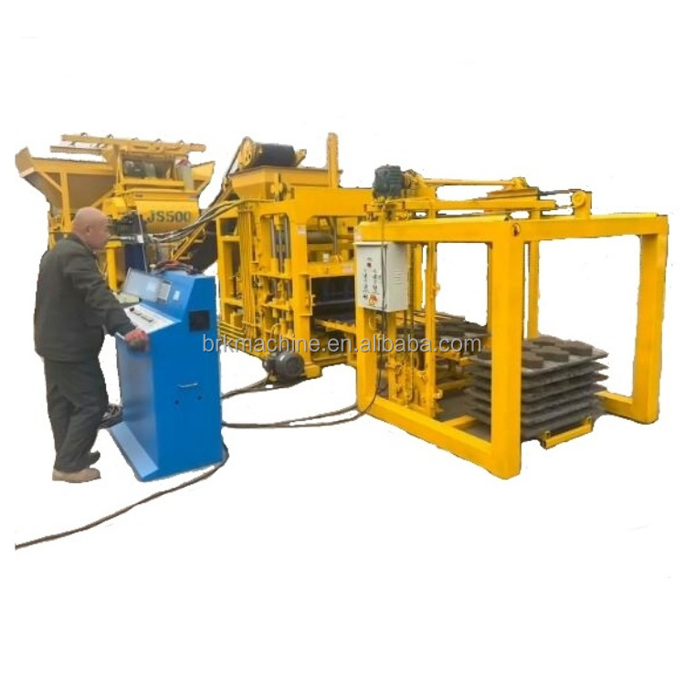 Concrete block machine QT6-15 prices of block moulding machine in ghana