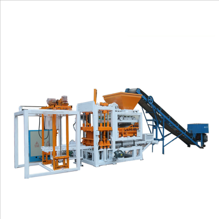 PLC automatic CHB block moulding machine QT4-18 cement pavement brick making machine