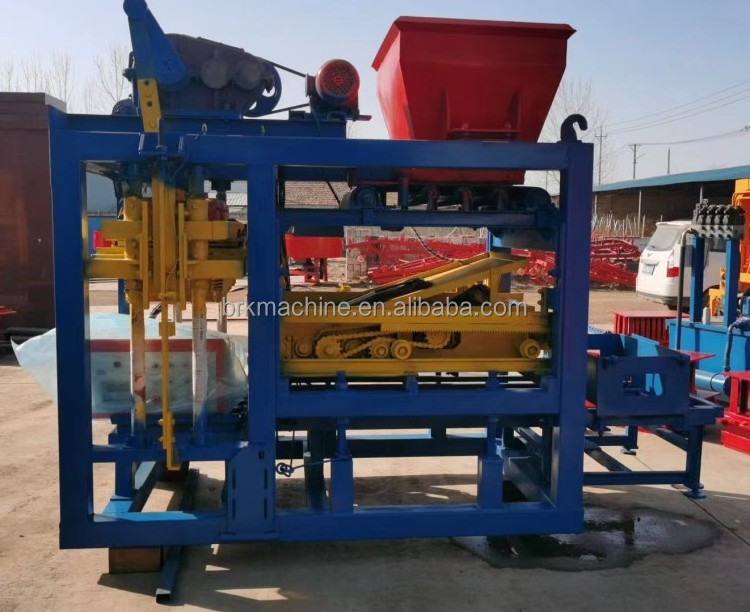 QT4-25 Machine making brick prices of block moulding machine in Ghana