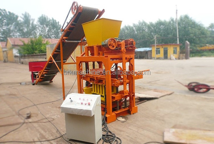 Hot selling QT4-35 manual block moulding machine solid concrete mini block making machine