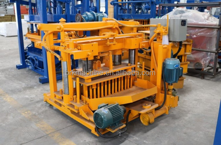 QT40-3A hot sale egg laying mobile concrete manual hollow block making machine on sale in Africa market