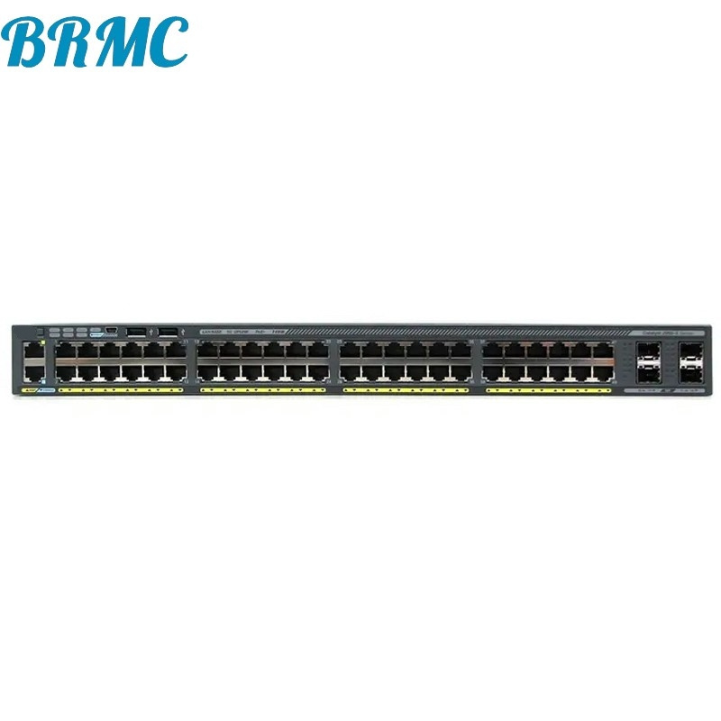 WS-C2960X-48FPS-L 2960-X 48 Ports GigE PoE 740W 4x1G SFP LAN Enterprise Ethernet Switch WS-C2960X-48FPS-L