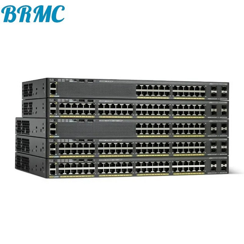 WS-C2960X-48FPS-L 2960-X 48 Ports GigE PoE 740W 4x1G SFP LAN Enterprise Ethernet Switch WS-C2960X-48FPS-L