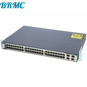 WS-C3750X-48PF-S  Original Cis co Switch 3750X 48 Port Full PoE Gigabit Network Switch WS-C3750X-48PF-S