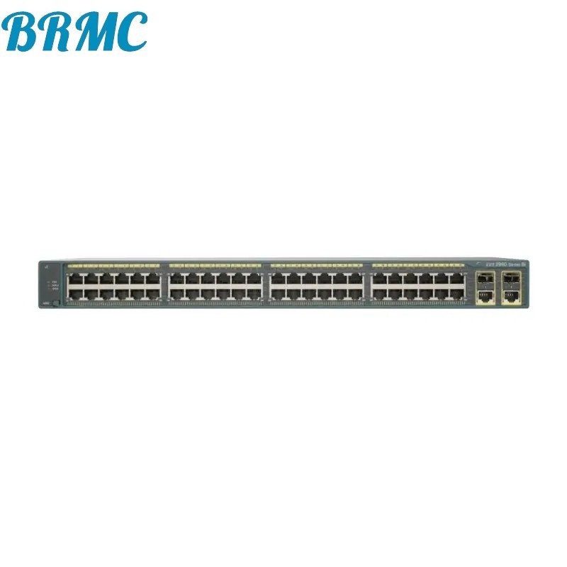 Used WS-C2960-48PST 2960 Series 48 Ports 10/100 PoE +2 x SFP Managed Switch  WS-C2960-48PST-L/S